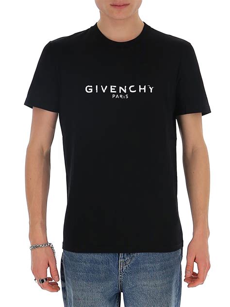 givenchy men's black shirt|givenchy paris t shirt black.